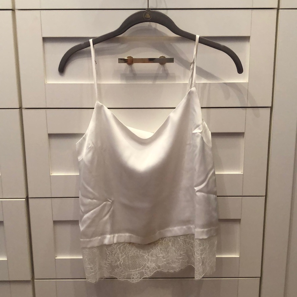 River Island white cami